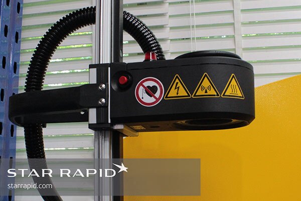 Magnetic coil on heat shrink system used at Star Rapid