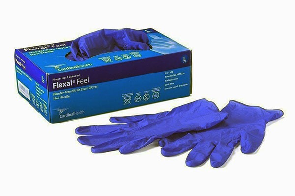 Disposable nitrile gloves