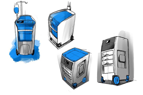 Design sketches from Starfish Medical