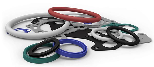 Multi-colored rubber o-rings