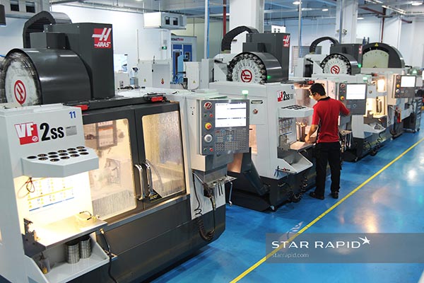 CNC tool room at Star Rapid