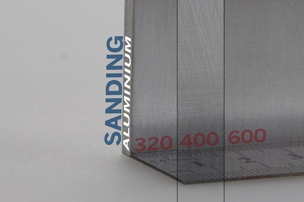 Aluminum sanding processes