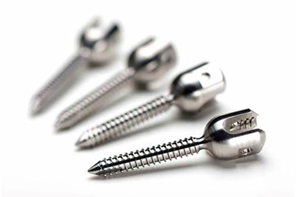 Titanium bone screws