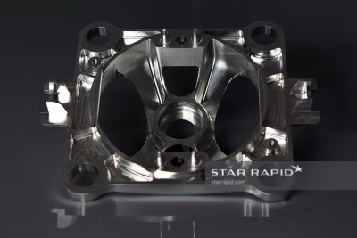 Milled aluminum housing, Star Rapid