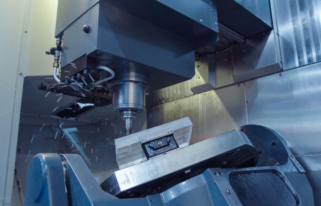 CNC machining manufacturing method for custom part production