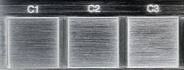 Grade-C surface finish comparators