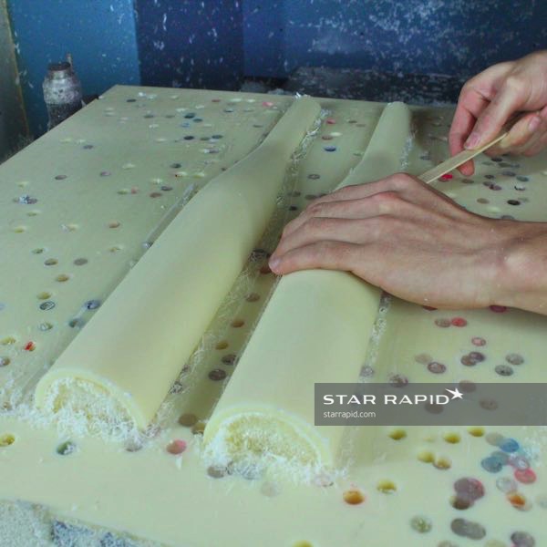 CNC machining of ABS material