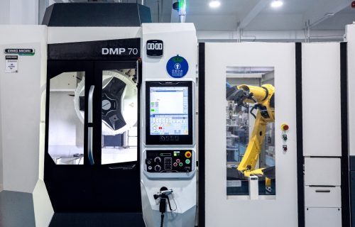 Robotic arm automates tasks and leads to better cycle times